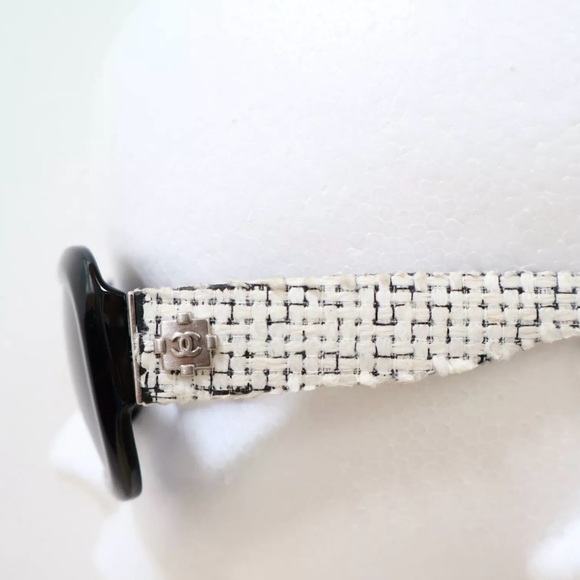 🕶️EUC Rare Chanel Tweed Boy CC Sunglasses🕶️ - Picture 4 of 17